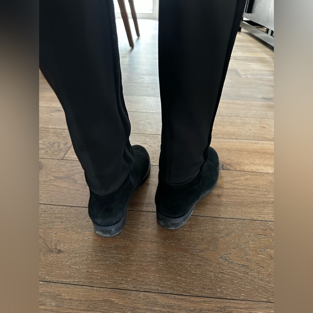Suede Waterproof Riding Boots - Picture 3 of 4